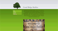 Desktop Screenshot of coralridgestables.com